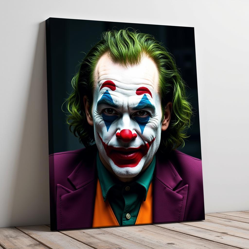 Joaquin Phoenix Joker Canvas Print: A Study in Character