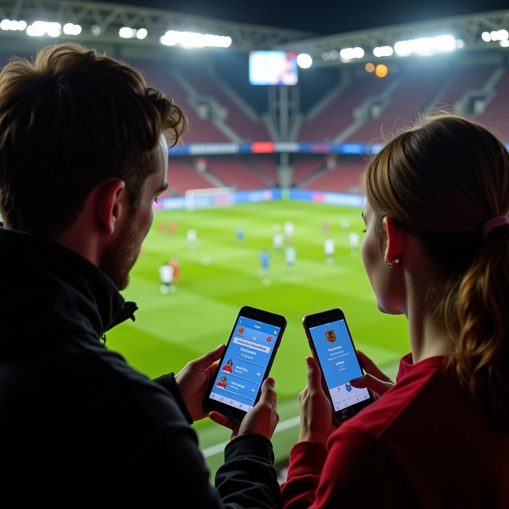 Jon and Sherry Rivers utilizing technology to engage with football