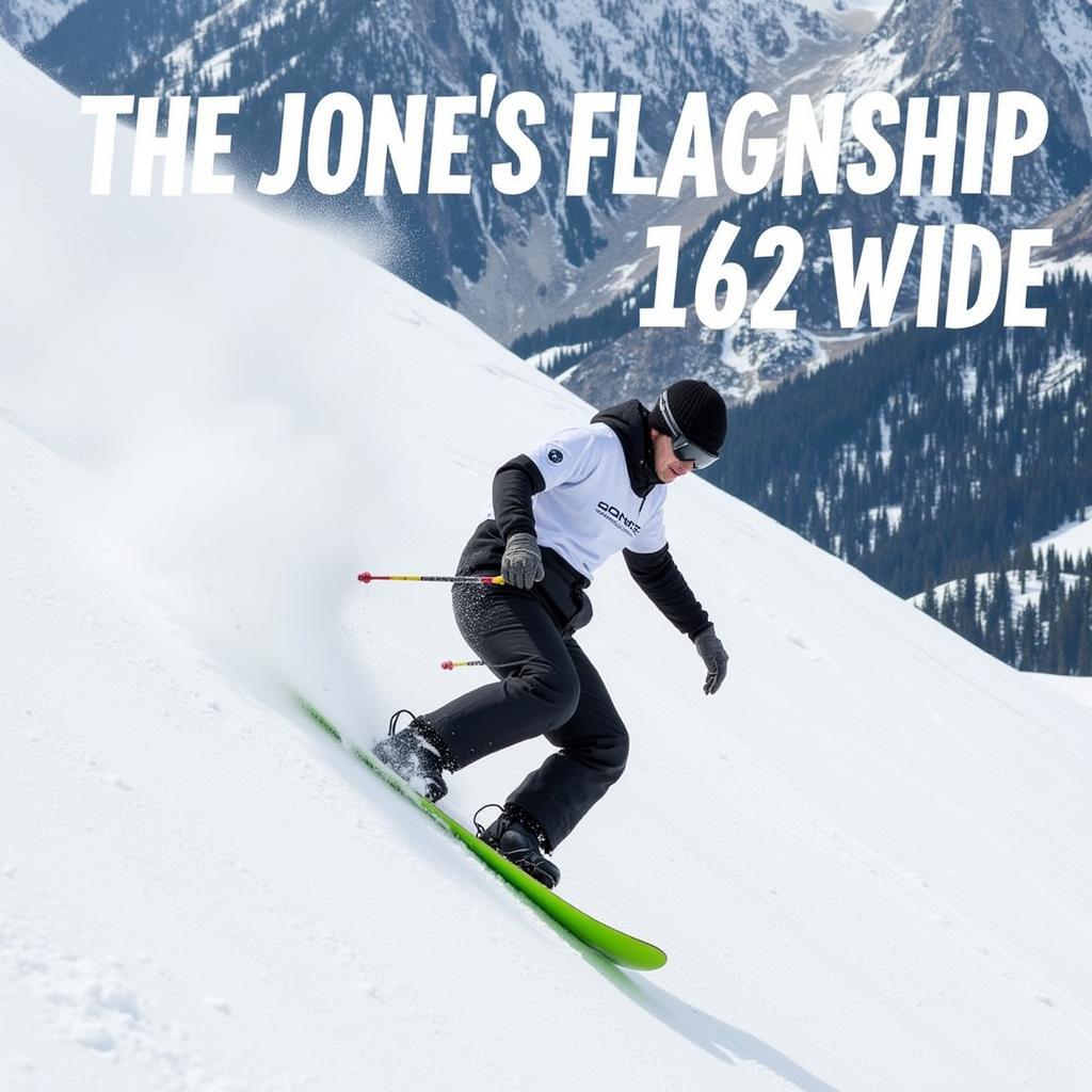 Jones Flagship 162 Wide in Action