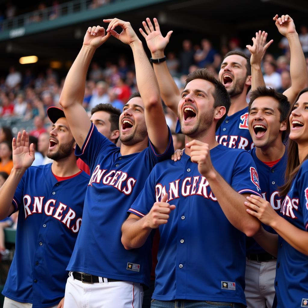 Josh Smith Rangers Jersey: Fans Showing Support at the Game