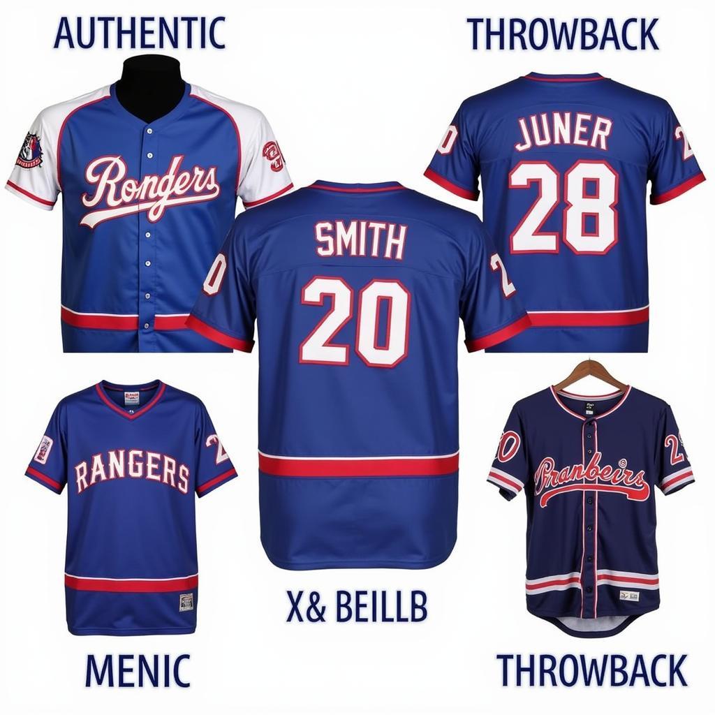 Josh Smith Rangers Jersey Types: Authentic, Replica, and Throwback