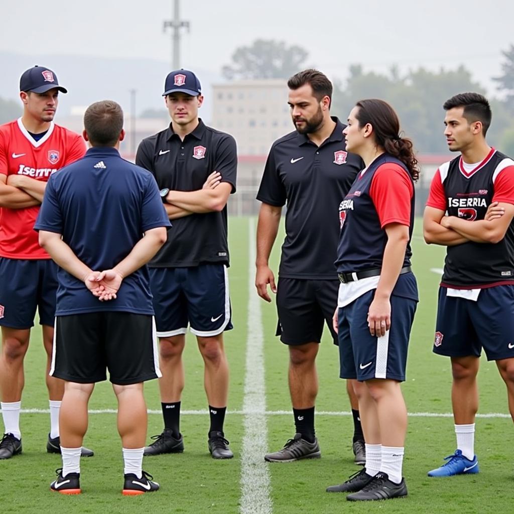 JSerra Baseball Coaching Staff Guiding Players