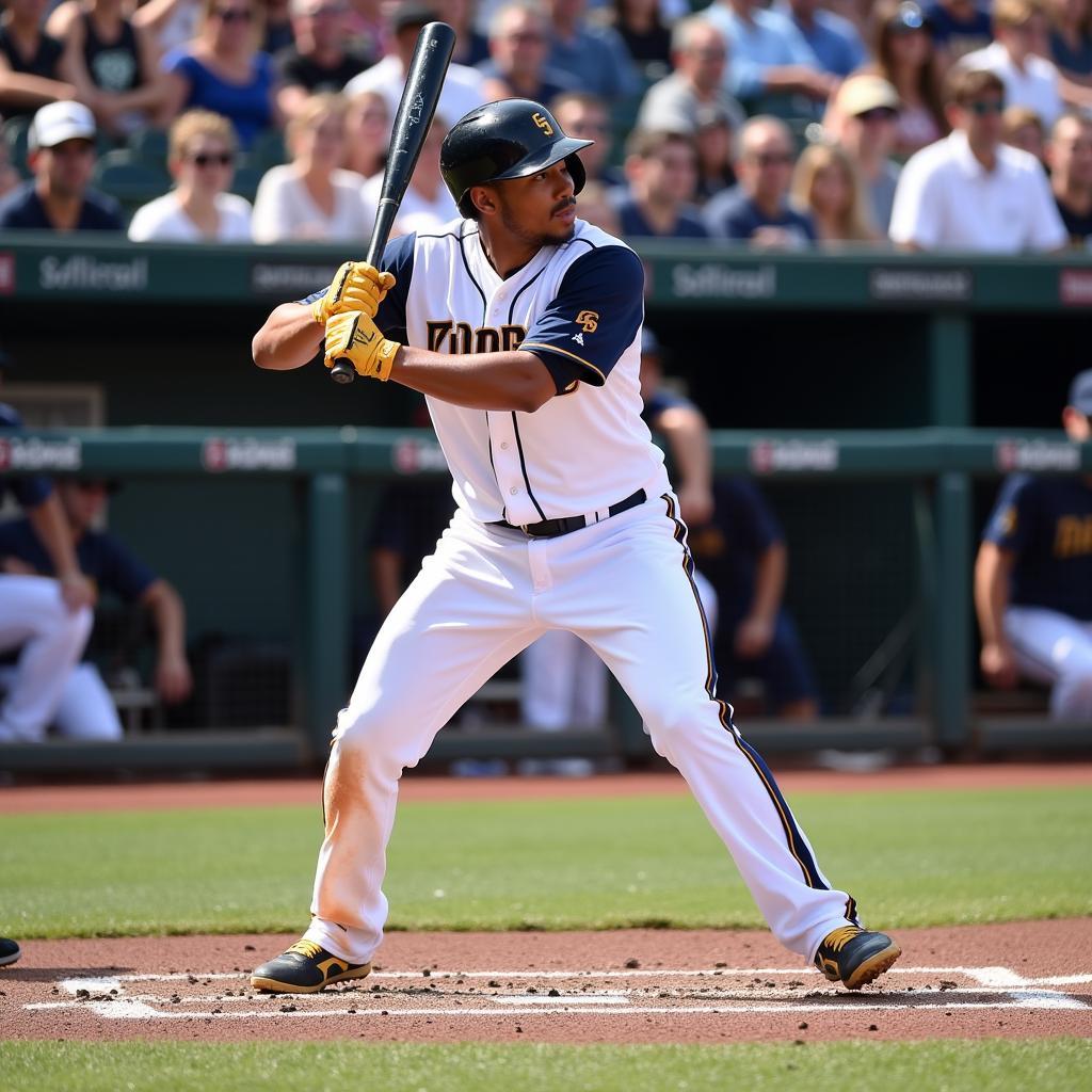 Juan Soto Padres Game Action