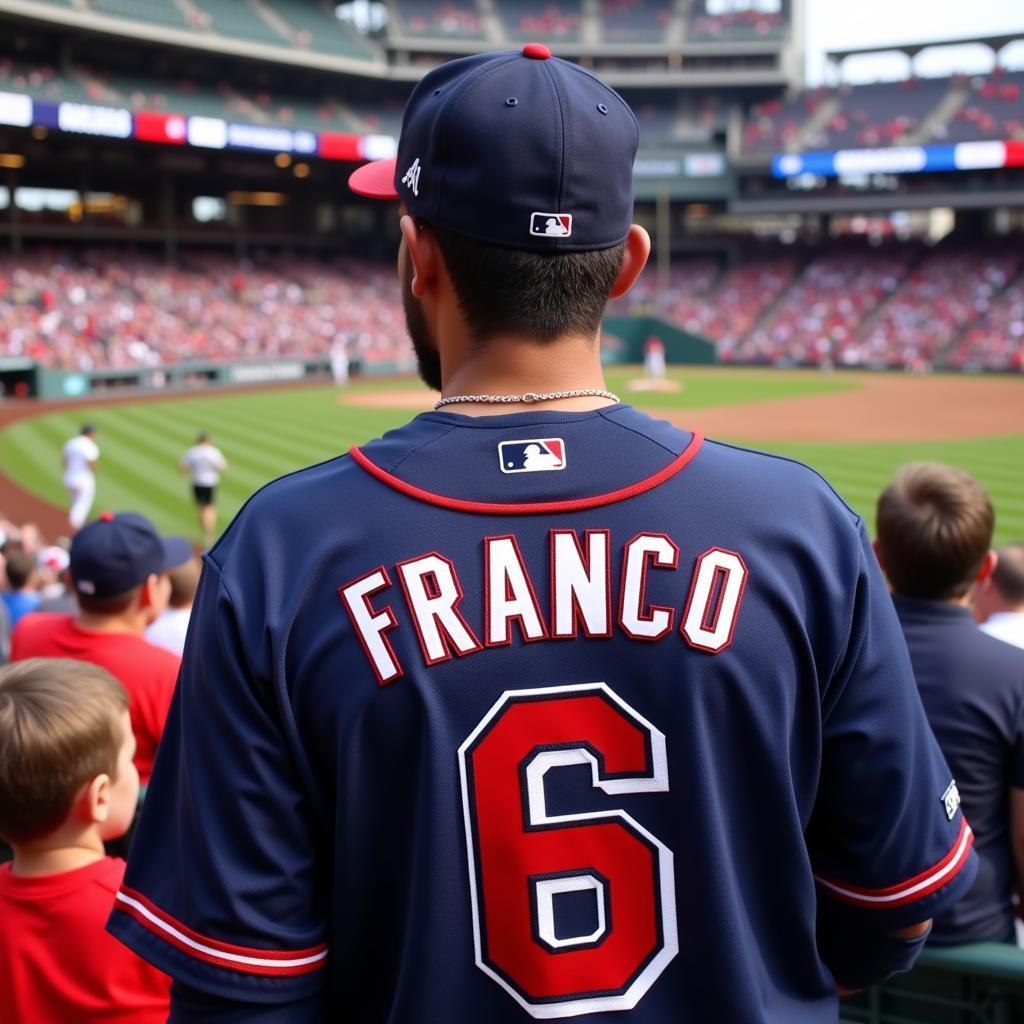 Julio Franco Atlanta Braves Jersey