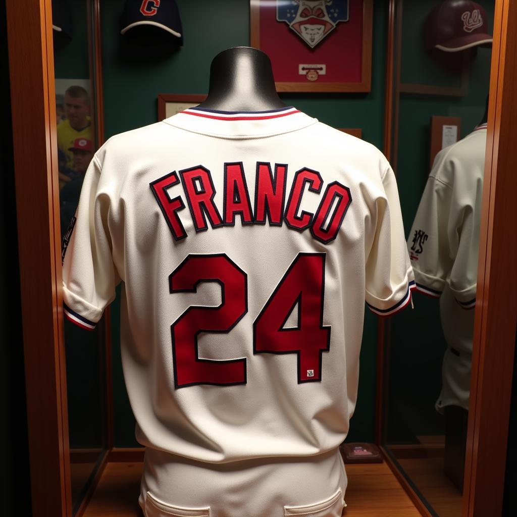 Julio Franco Cleveland Indians Jersey