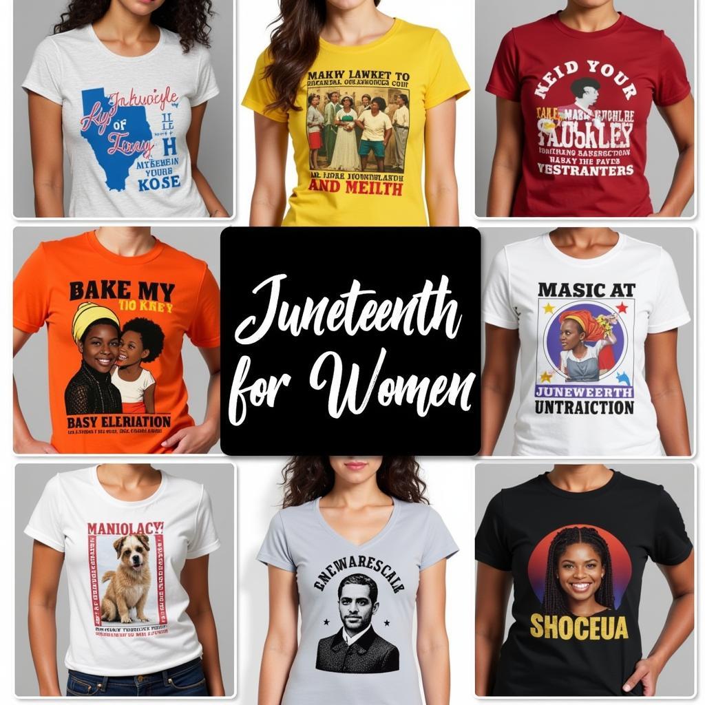 Juneteenth Shirt Designs for Women