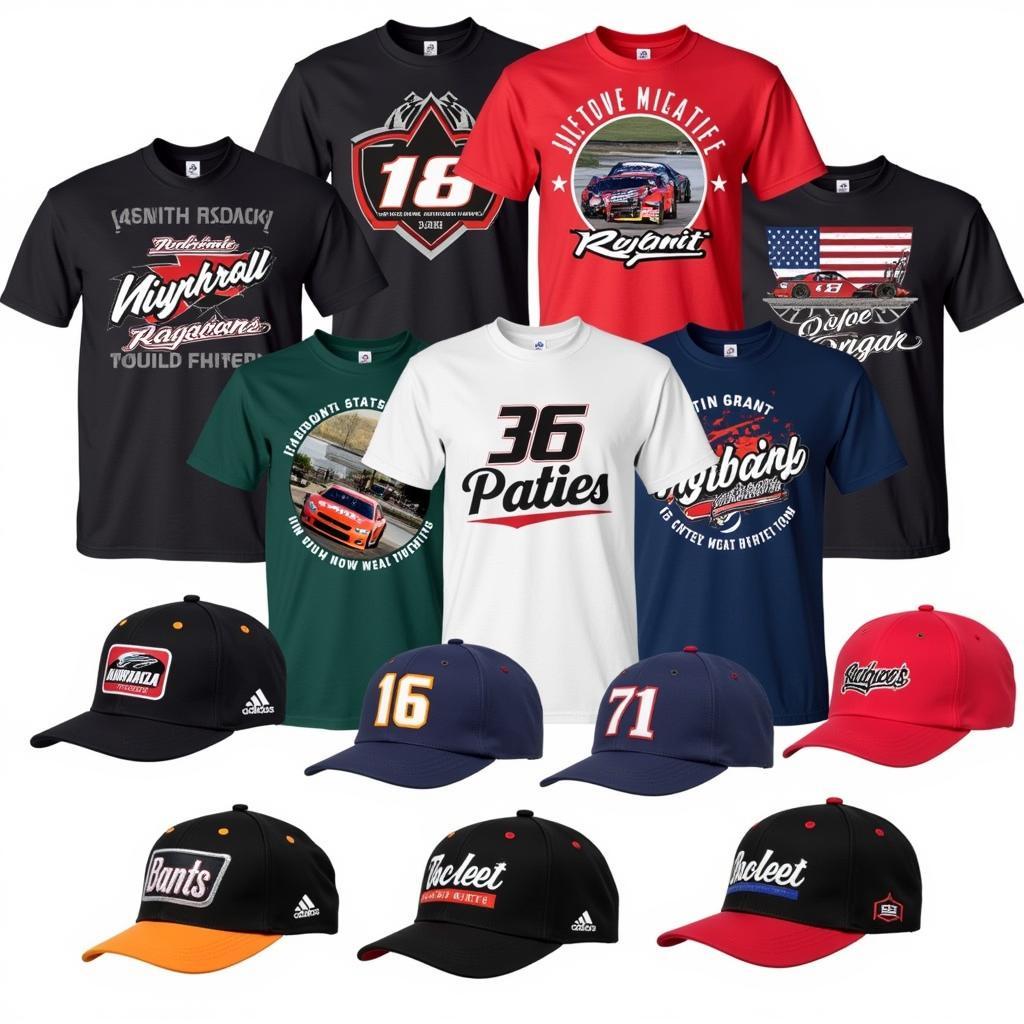 Justin Grant T-Shirt and Cap Merchandise