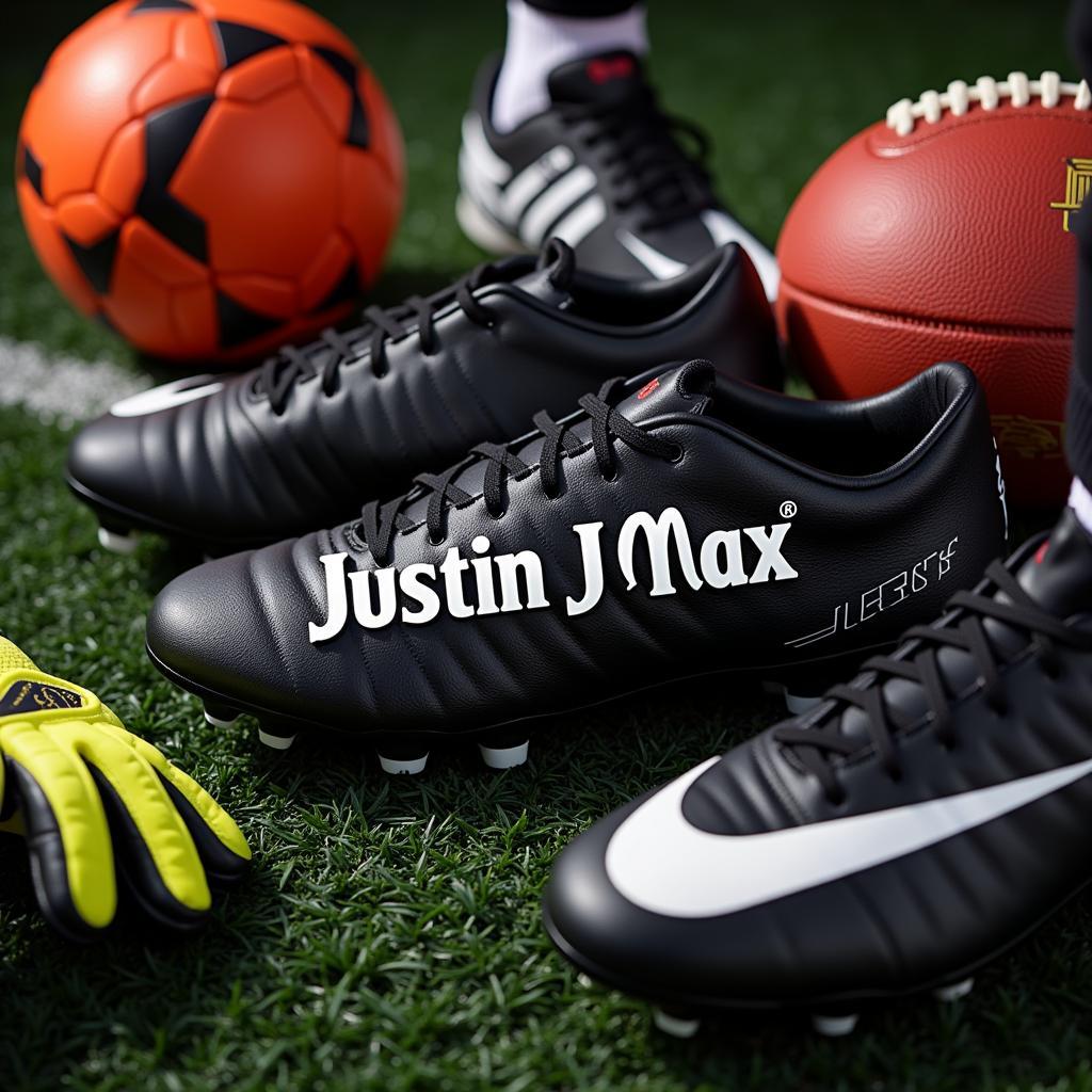 Justin J Max potential football equipment or brand