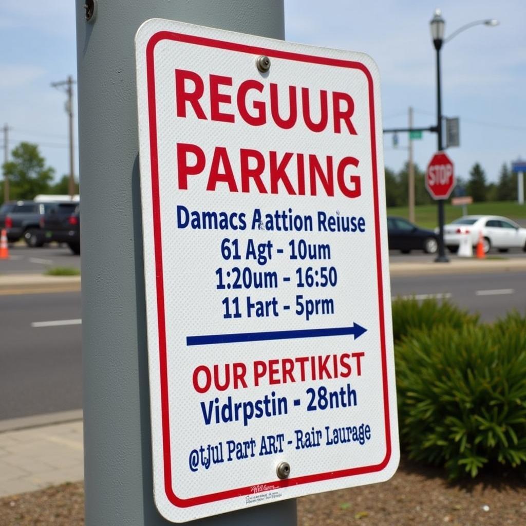 Kansas City Truck Parking Regulations Signage