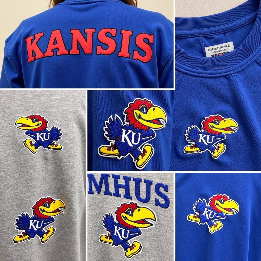 Kansas Crewneck Design Variations