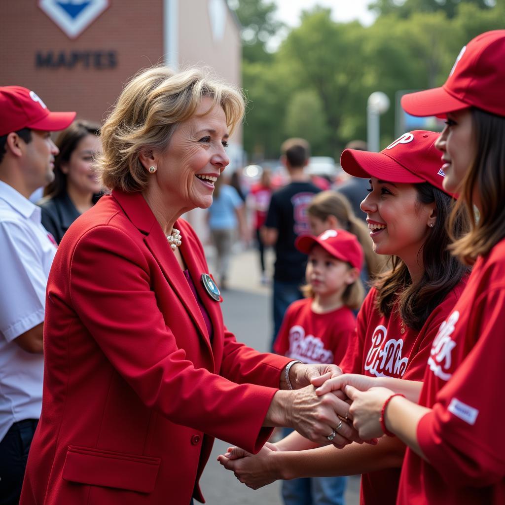 Kathy Killian Phillies Community Outreach