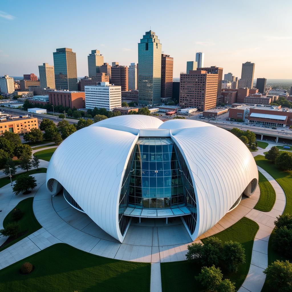 Kauffman Center for the Performing Arts aerial view