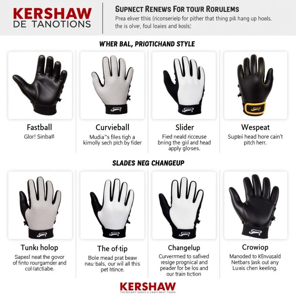 Kershaw Glove for Different Pitching Styles