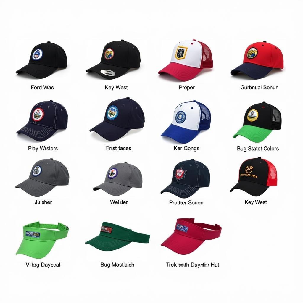 Key West Baseball Hats: A Variety of Styles