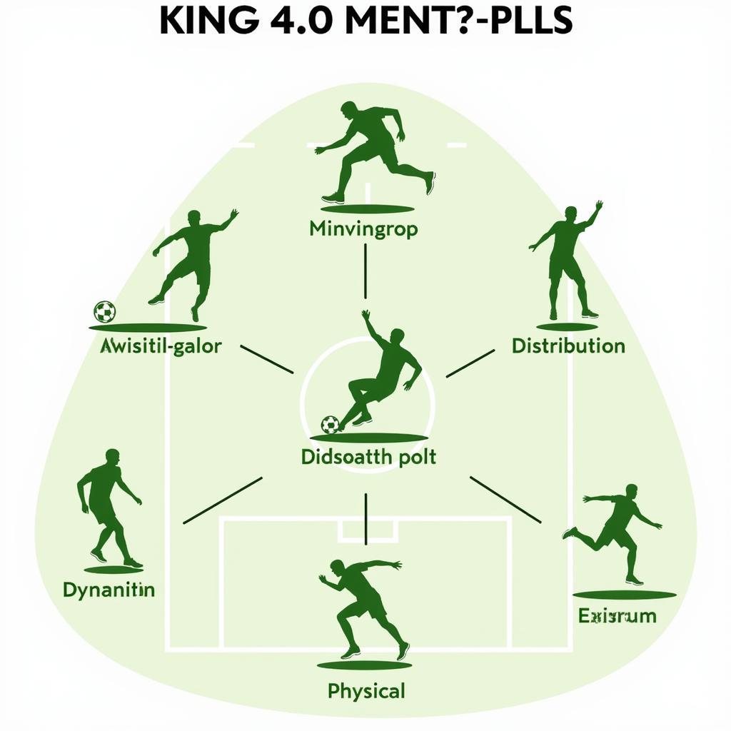 Key skills and attributes of a King 4.0 midfielder.