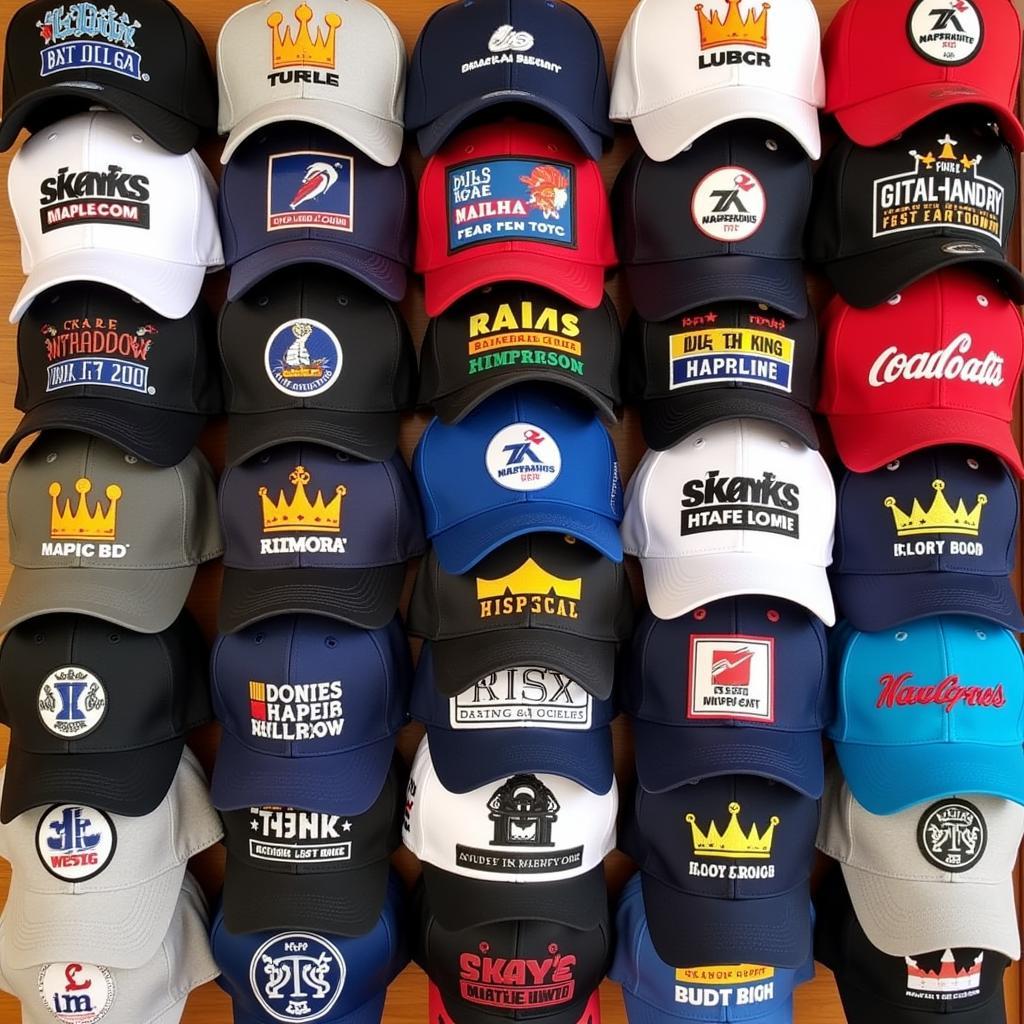 A Diverse Collection of King Baseball Caps