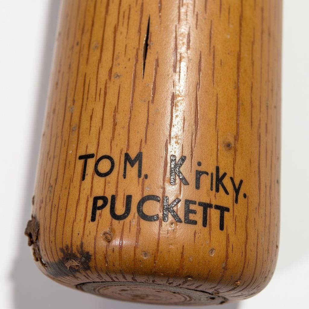 Kirby Puckett Game-Used Bat