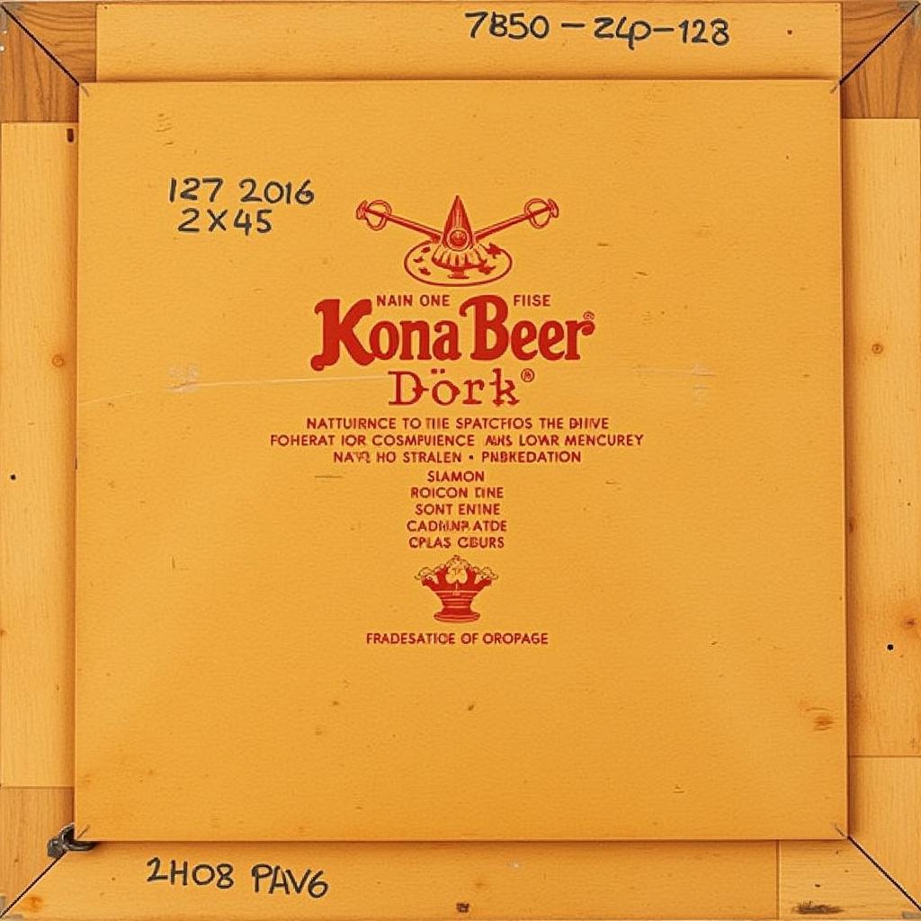 Checking the Authenticity of a Kona Beer Sign