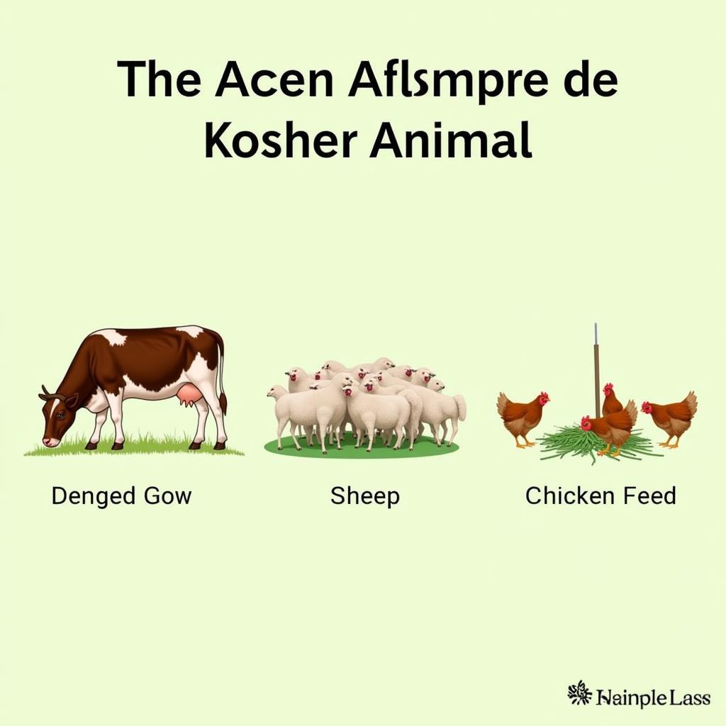 Kosher Animals: Cows, Sheep, and Chickens