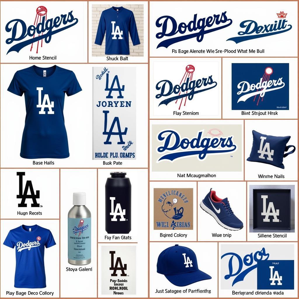 Creative Applications of LA Dodgers Stencils