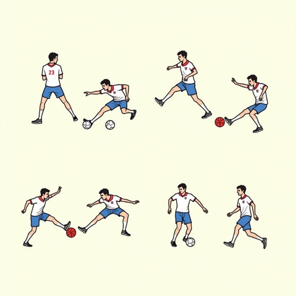 La Slider Football Dribbling Technique