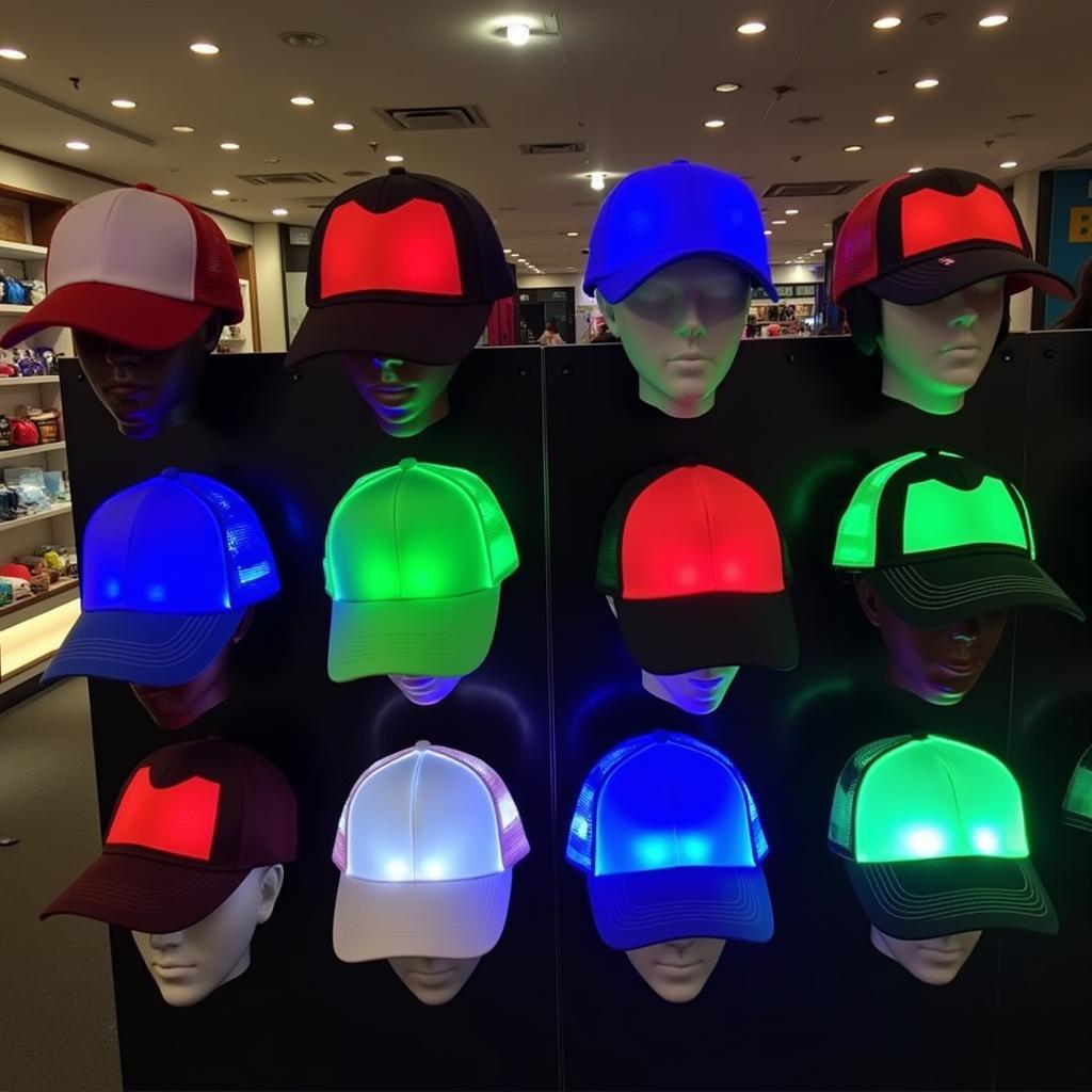 LED Lighted Baseball Cap Different Colors