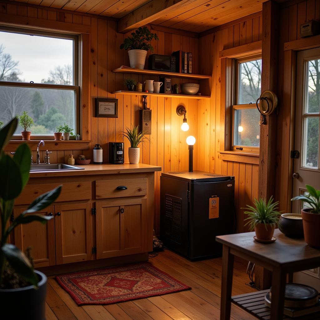 Left Coast Pod Battery Powering a Tiny Home