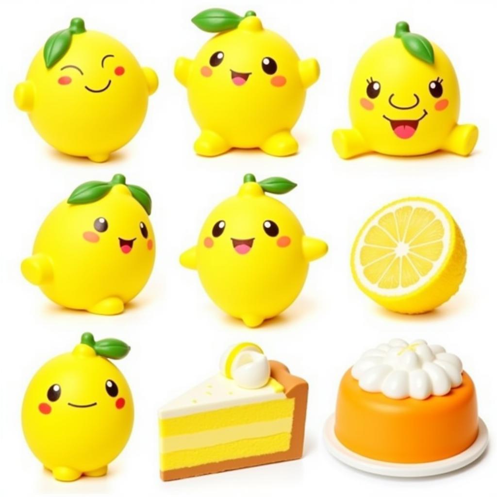 Different Types of Lemon Squishies