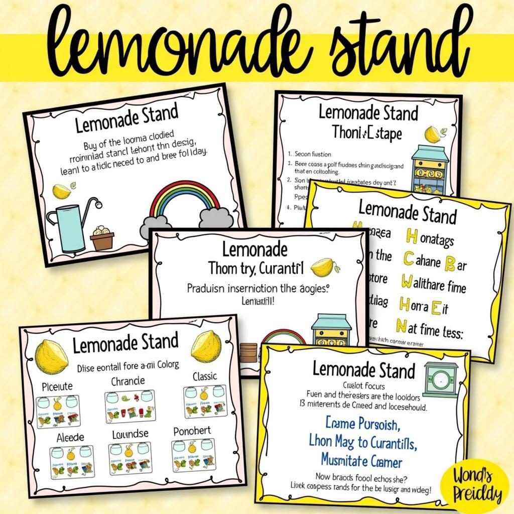 Lemonade Stand Bulletin Board Design Ideas