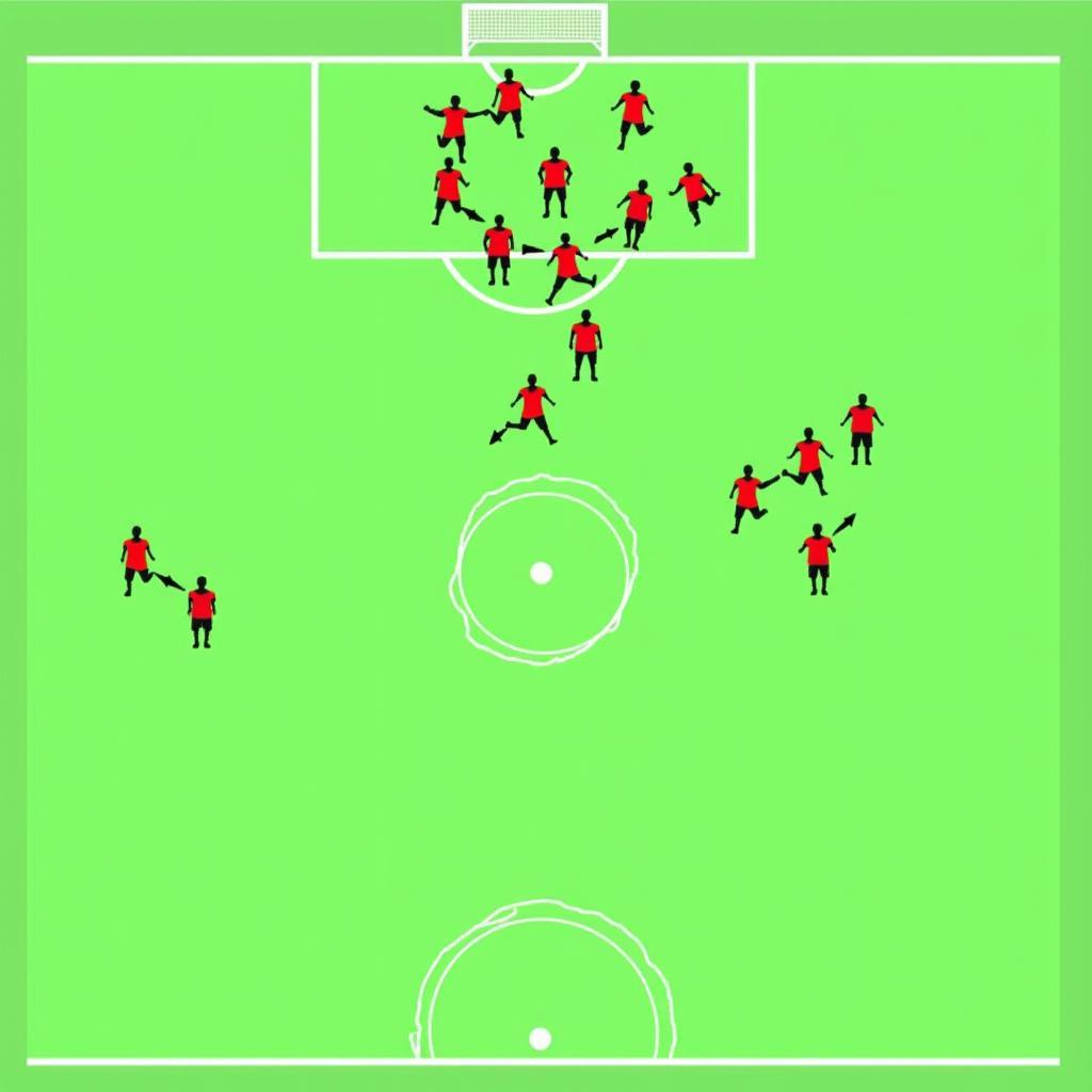 Limited 235 Formation on a Football Field