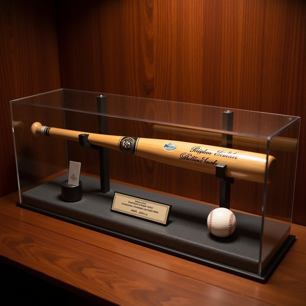 Limited Edition Baseball Bat Display Case