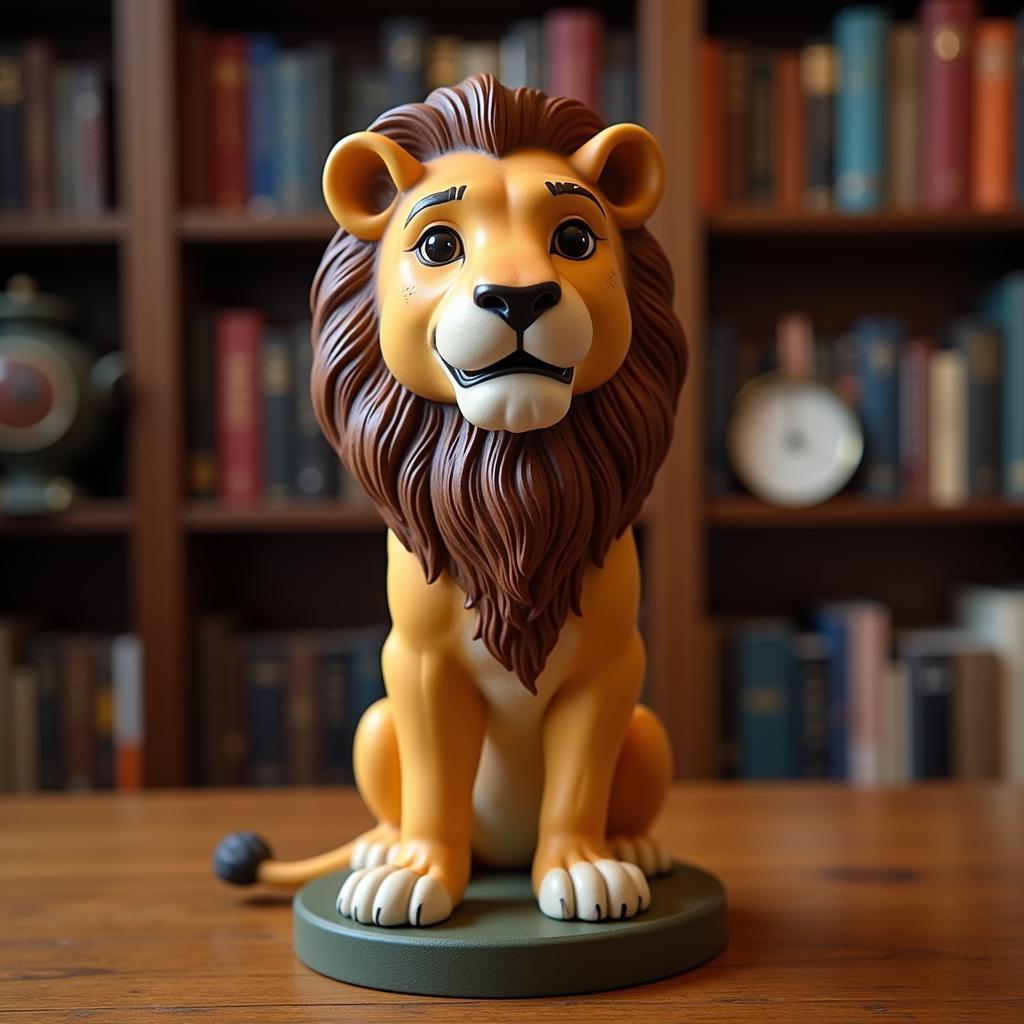 Lion Bobble Head Figurine Collectible