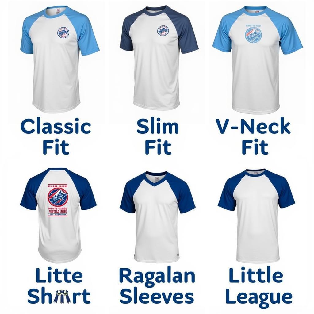 Different Styles of Little League World Series Tee Shirts