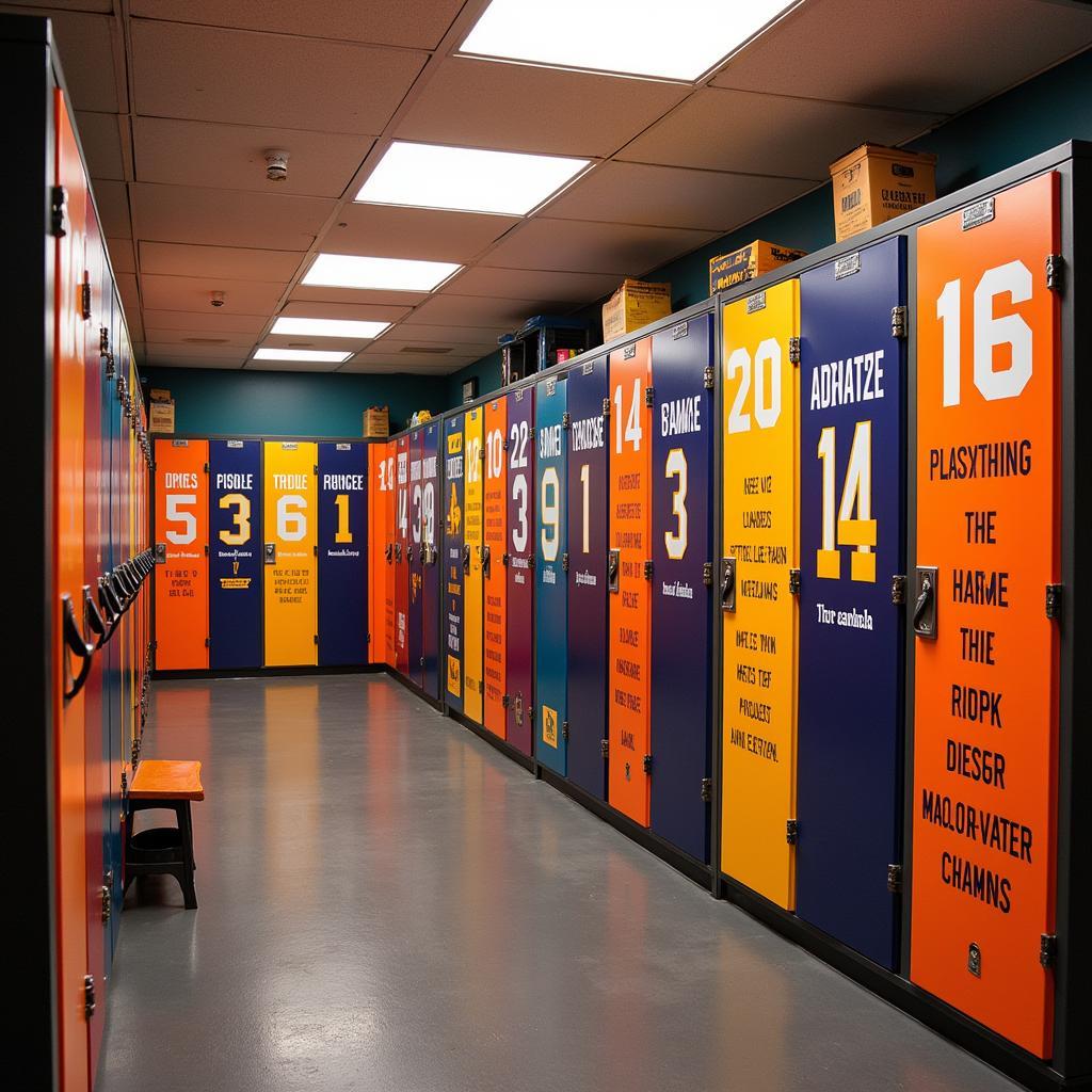 Locker Room Door Wraps Boosting Team Spirit