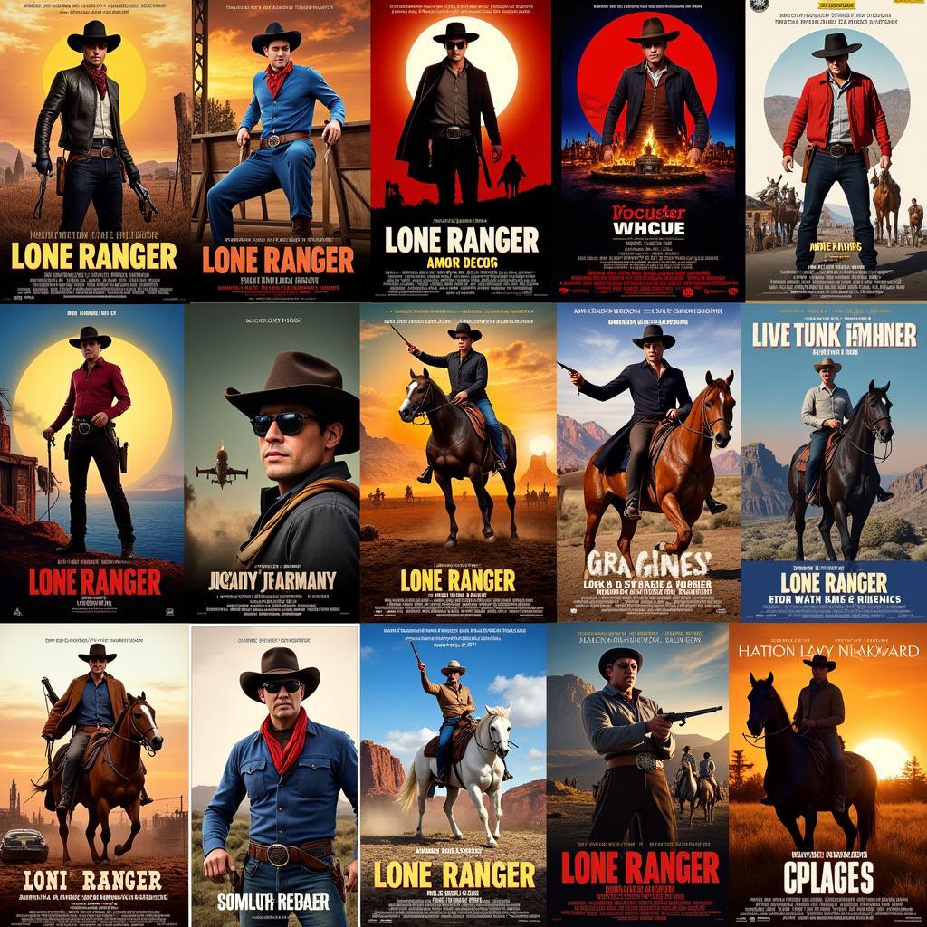 Collection of Lone Ranger Movie Posters