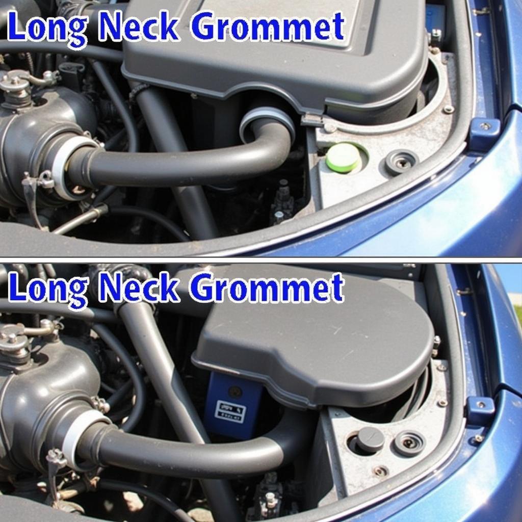 Long Neck Grommet Used in an Automotive Application