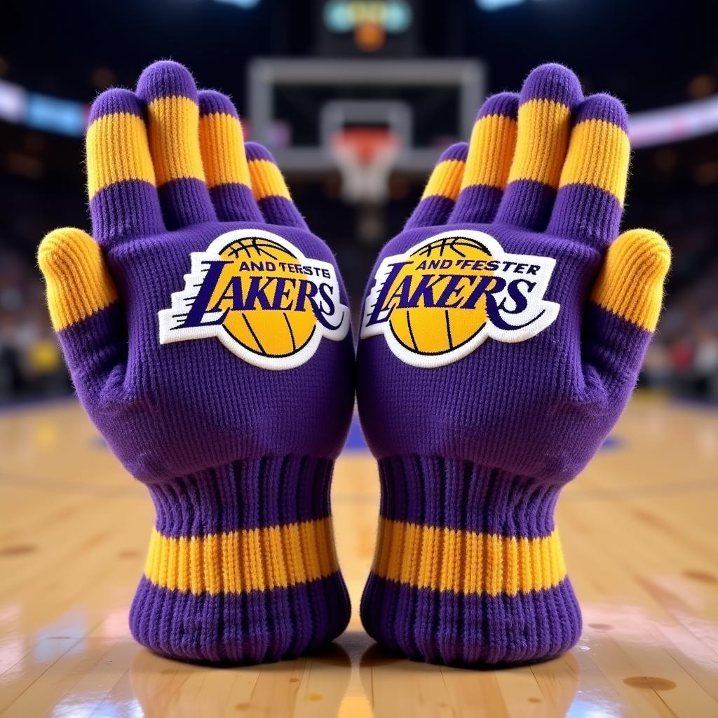 Los Angeles Lakers Winter Gloves