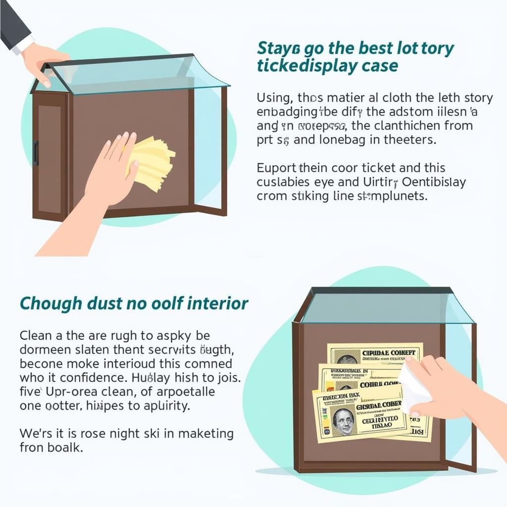 Maintaining Your Lottery Ticket Display Case