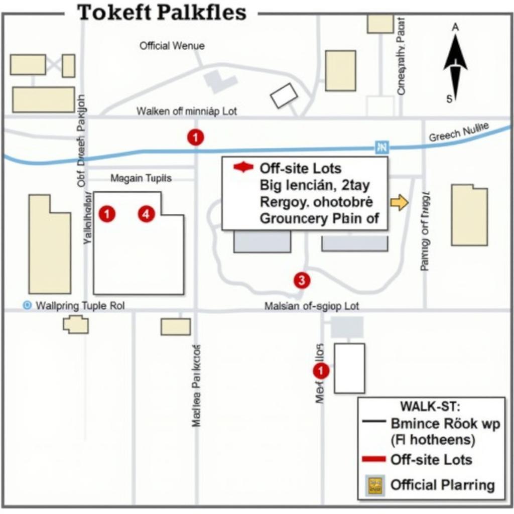 Parking Map for Luke Bryan Concert in Brooklyn, WI