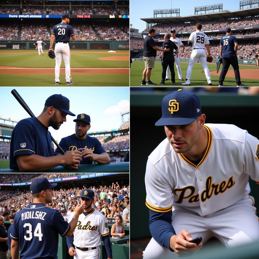 Manziel at Petco Park Montage