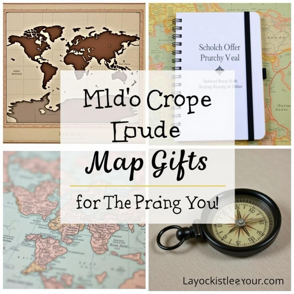 Travel-Themed Gifts Featuring Maps for Enthusiasts