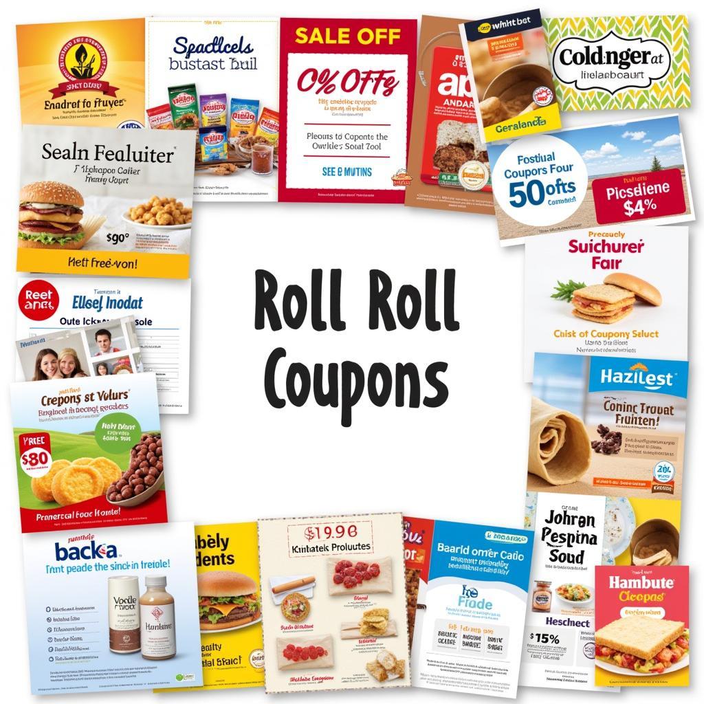 Combining multiple roll roll coupon codes and sale items to maximize discounts.