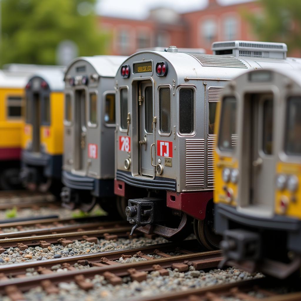 MBTA N Scale Train Models