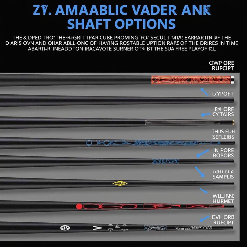 McDermott D Series Showing Various Shaft Options