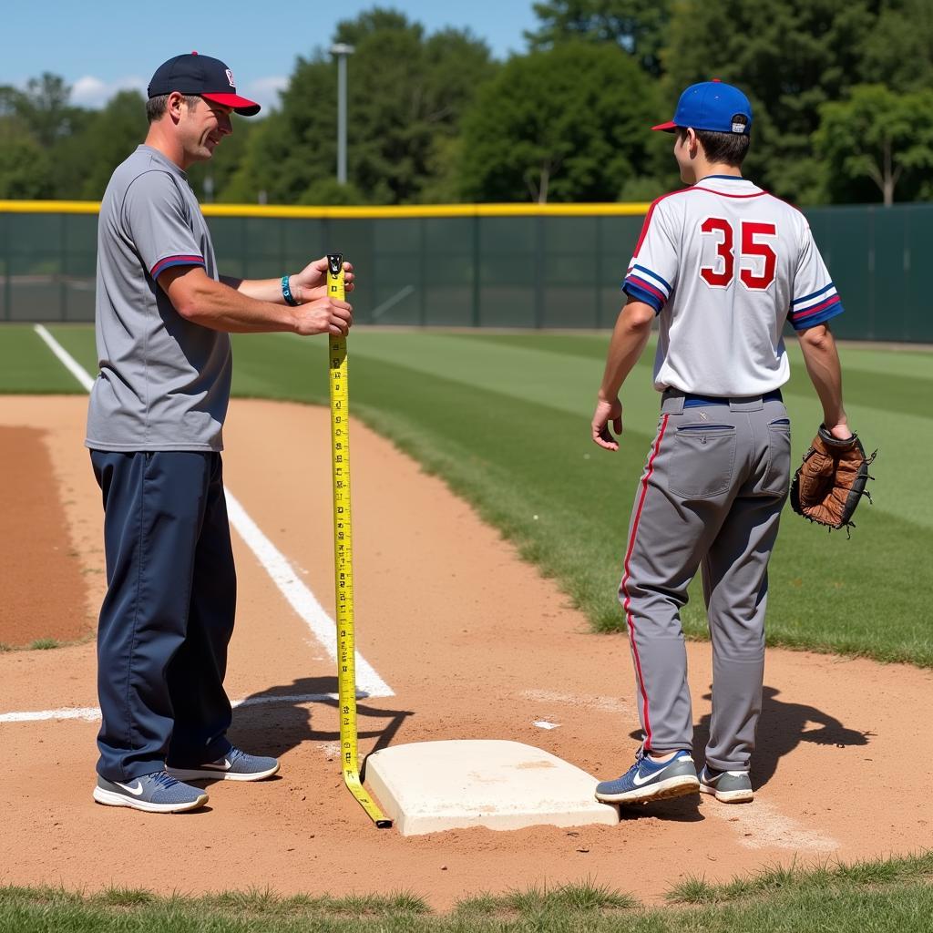 Measuring the 8u Softball Pitching Distance