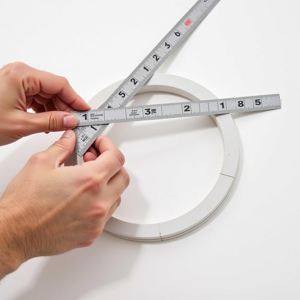 Measuring a Curtain Ring Inner Diameter