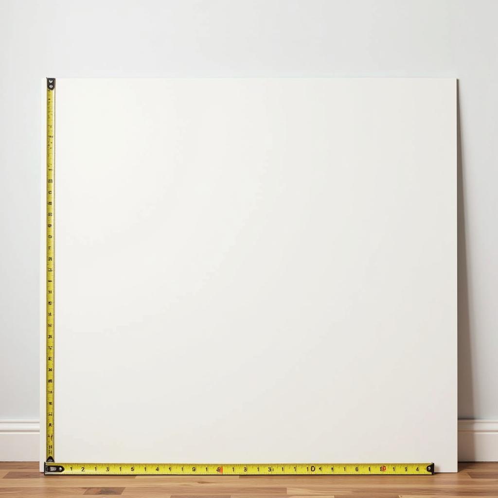 Accurately Measuring for Oversized Blank Wall Plates