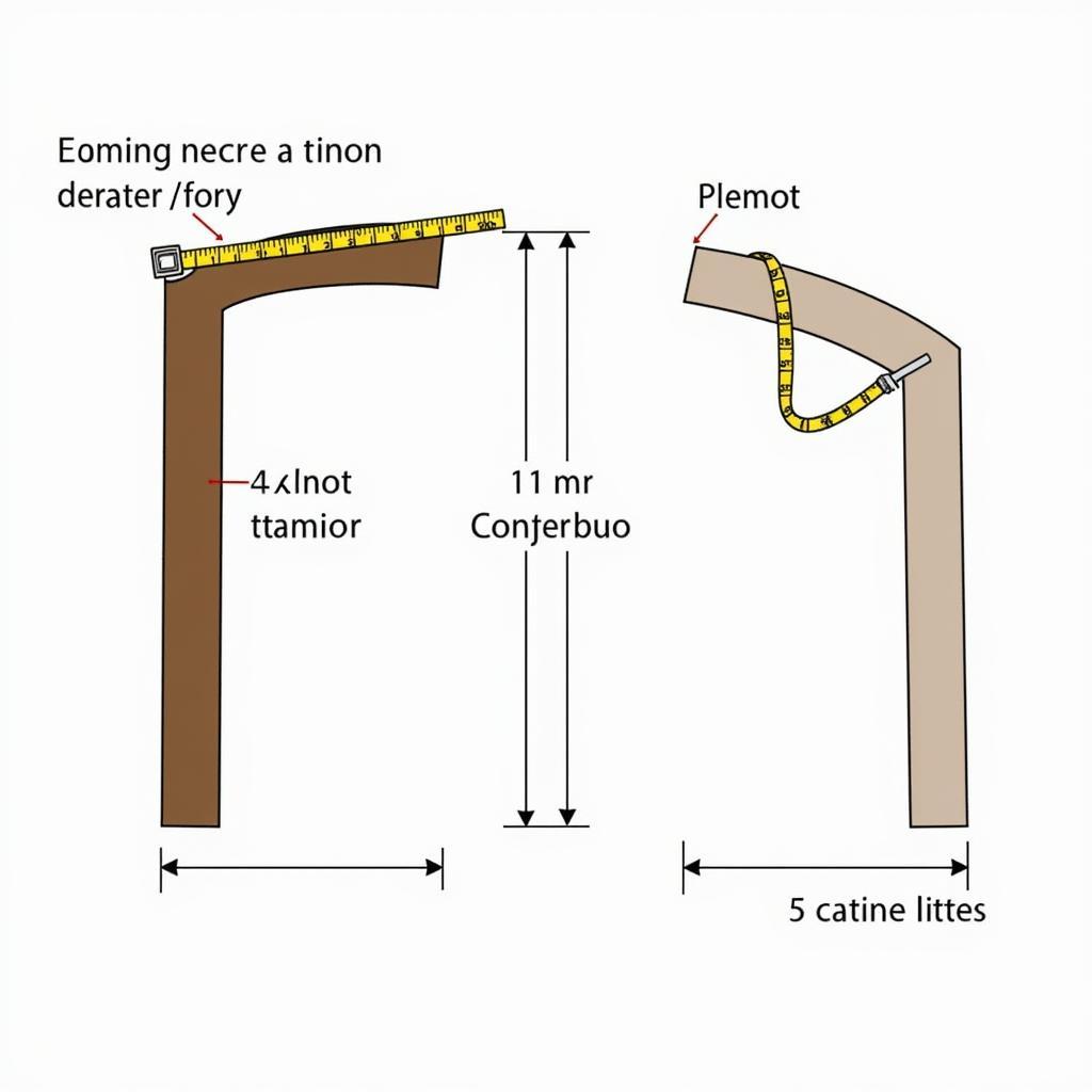 Measuring a Leaning Post for a Seat Cushion