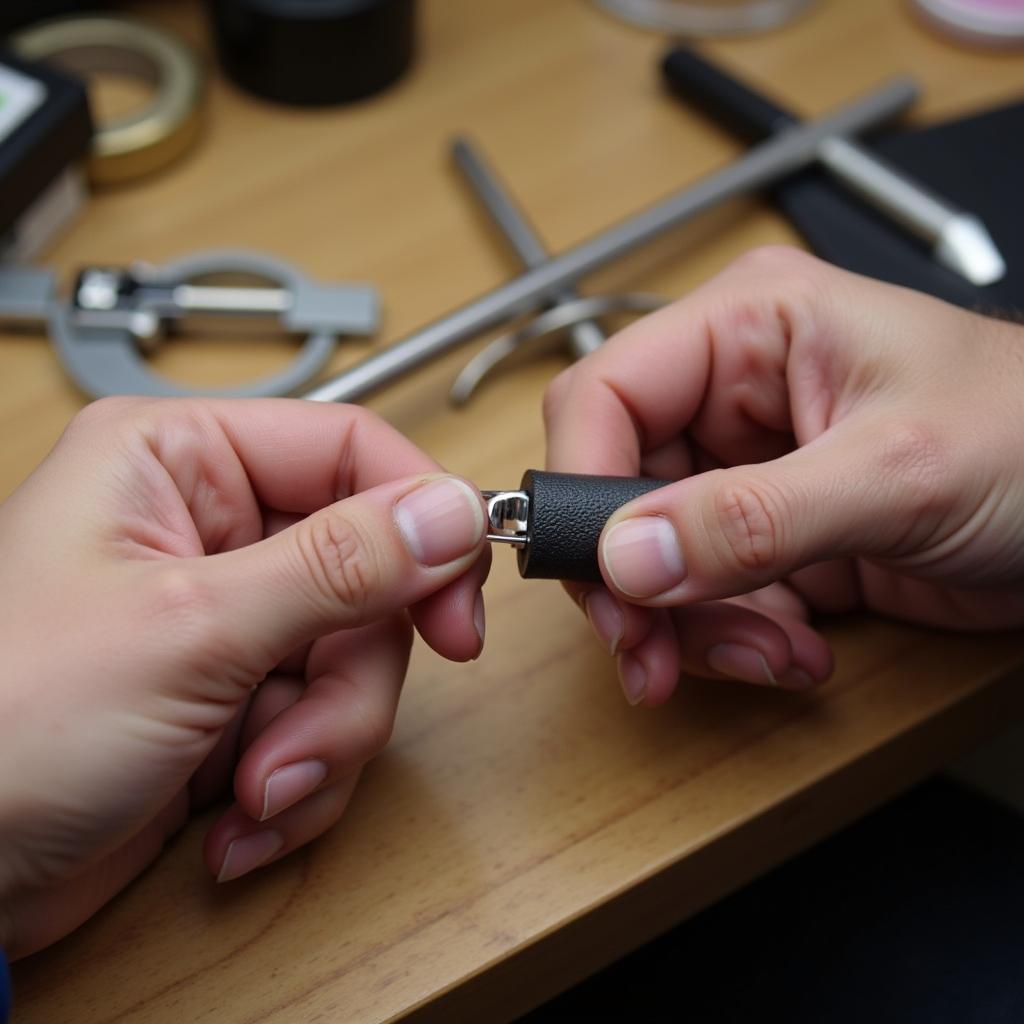 Measuring Ring Size for a Mexican Gold Ring