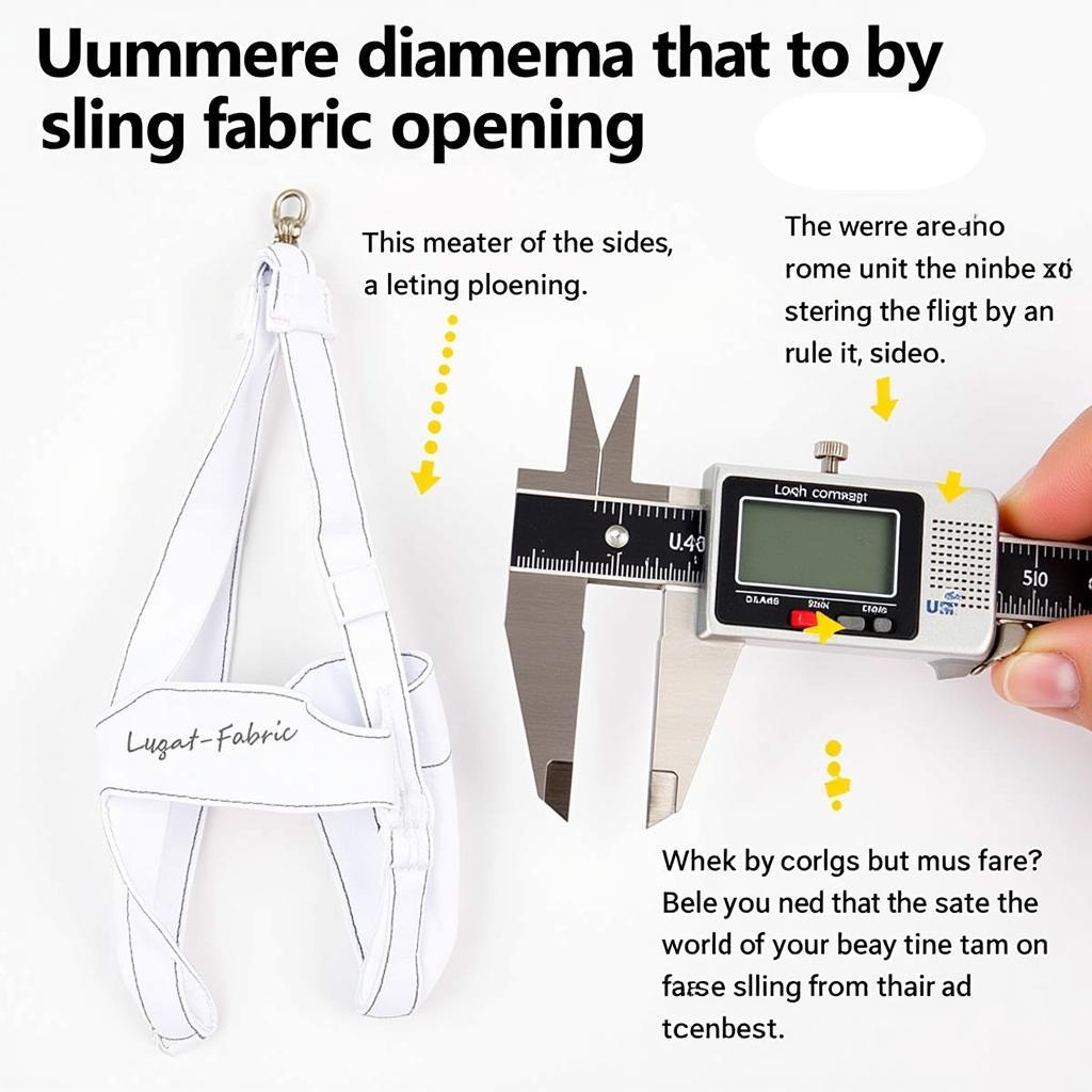 Measuring Sling Chair End Caps for Replacement